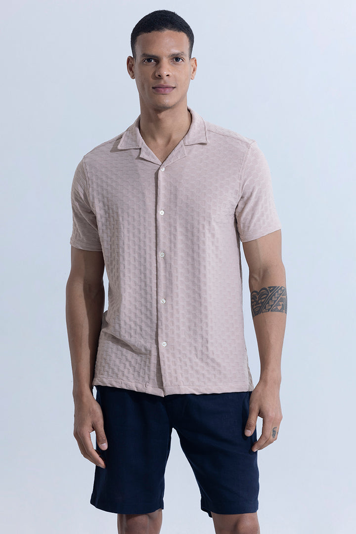 Interlace Beige Shirt