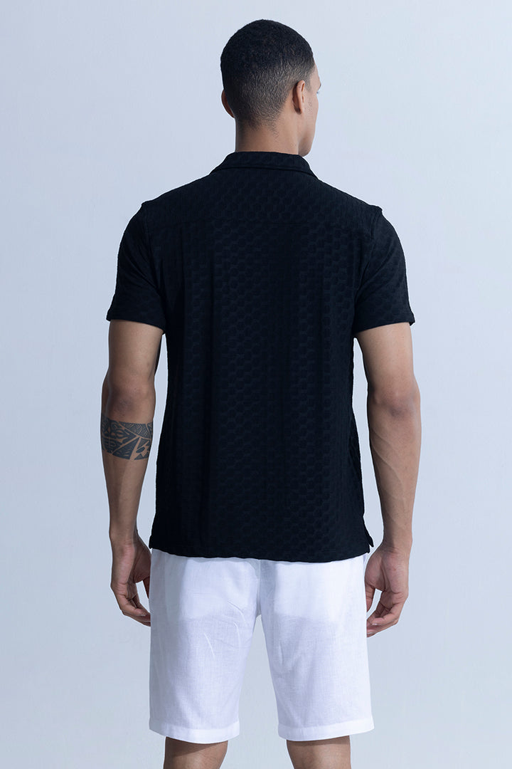 Interlace Black Shirt