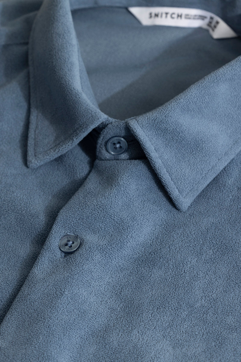 Suede Pulse Blue Shirt