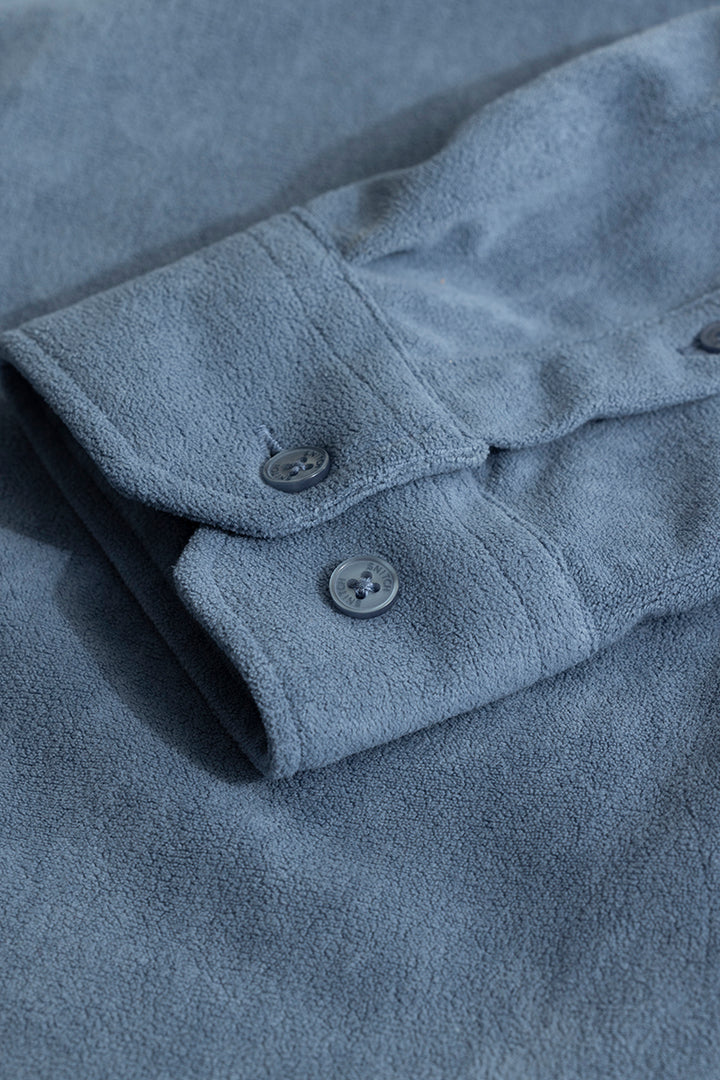 Suede Pulse Blue Shirt