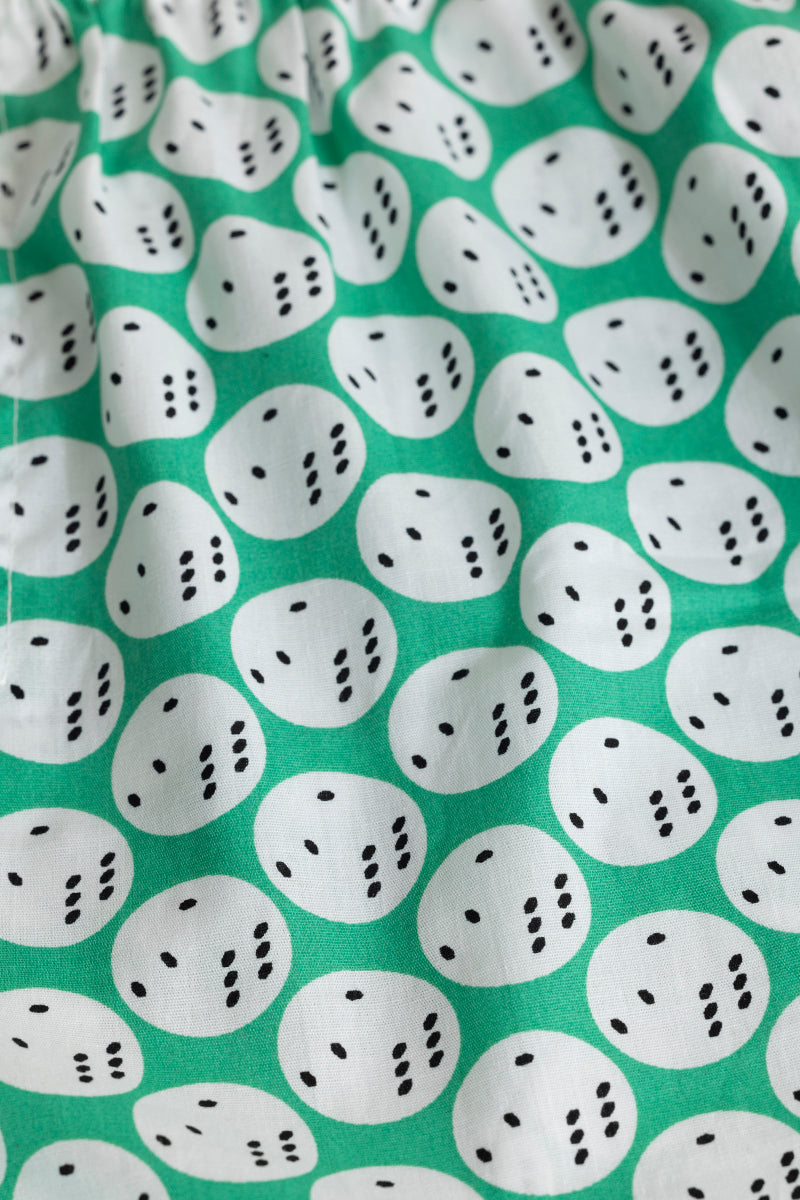 Dice Print Green Boxer