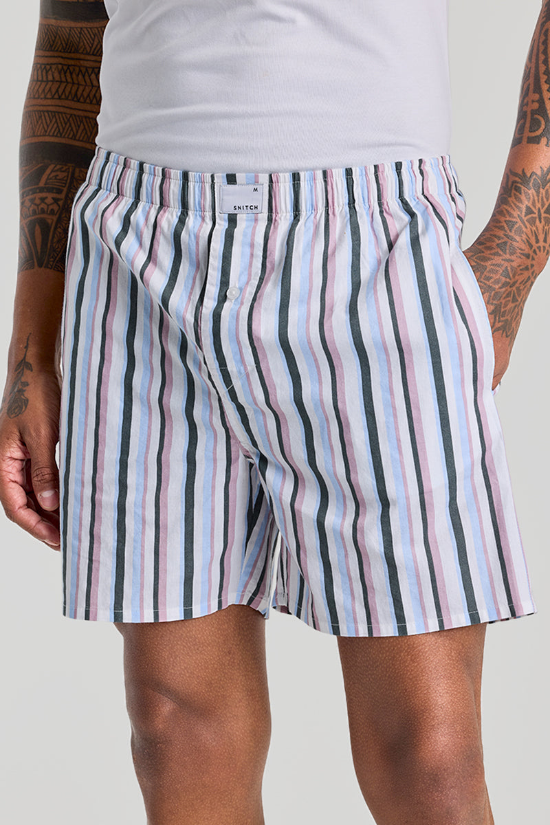 Pink Stripes Boxers