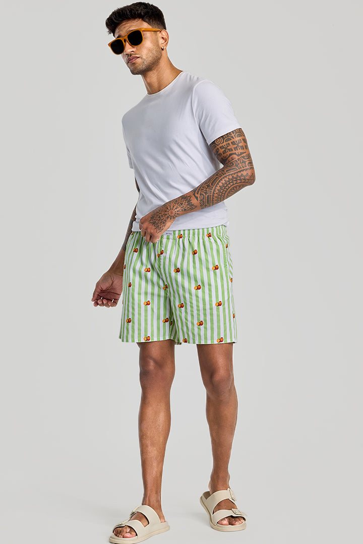 Green Stripes Boxers