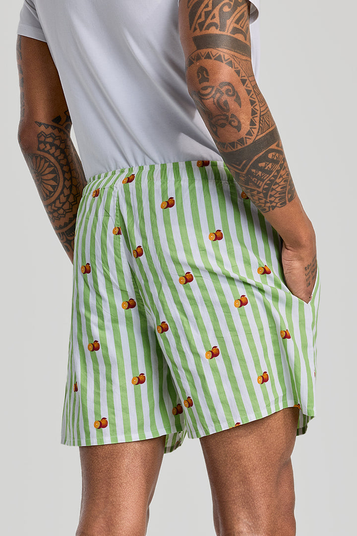 Green Stripes Boxers