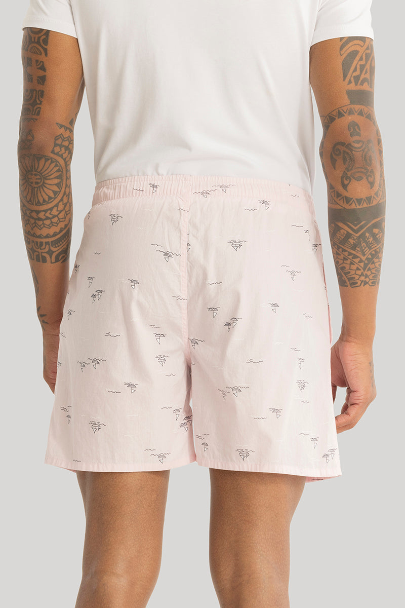 Adrien Light Pink Printed Boxers