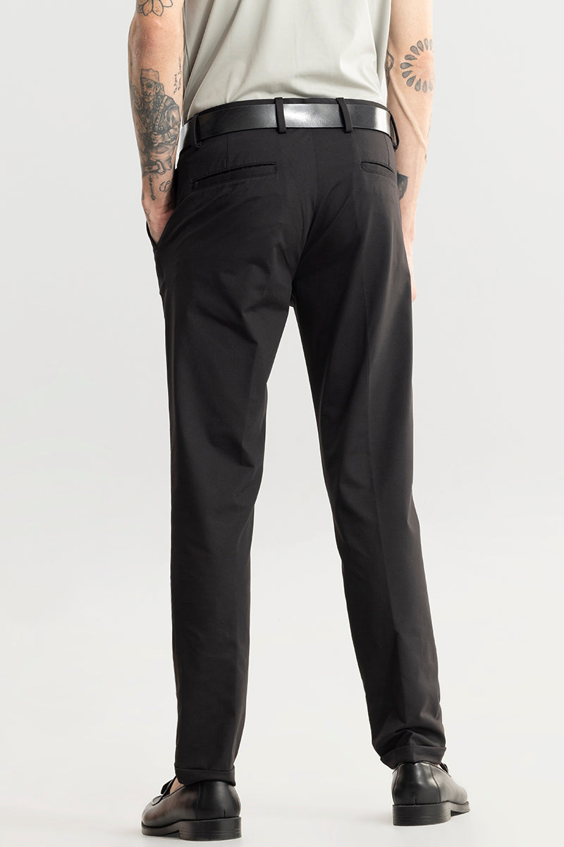 Jeffer Charcoal Black Chino