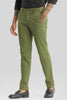 Astral Green Plain Slim Fit Chinos