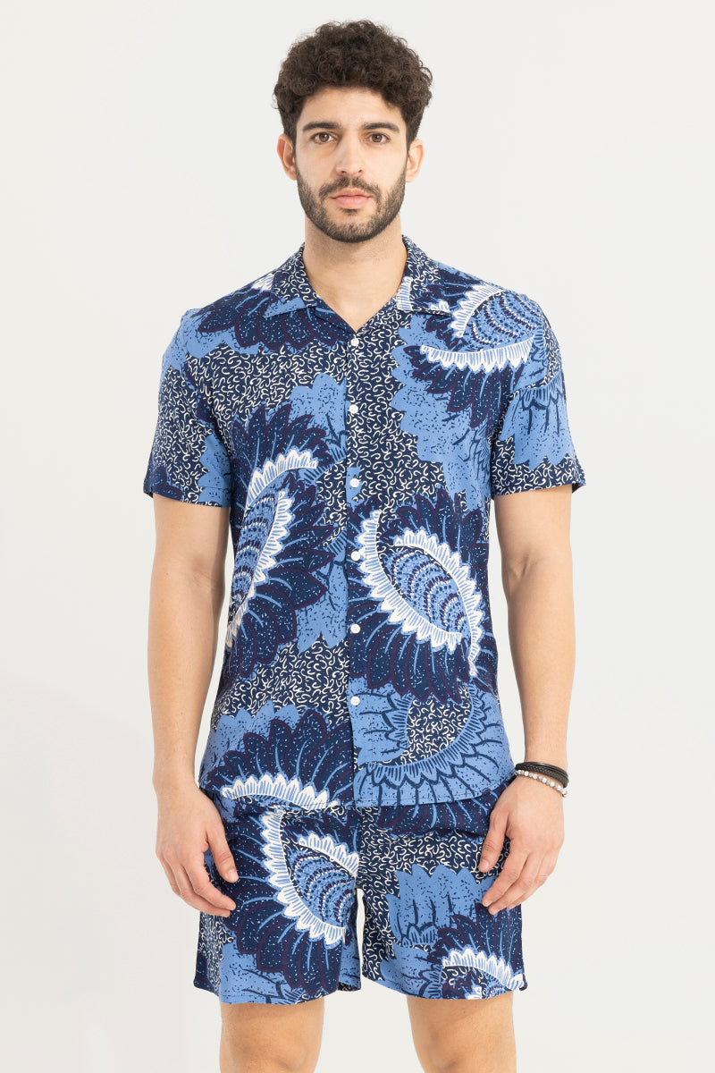 Winger Print Blue Co-Ords