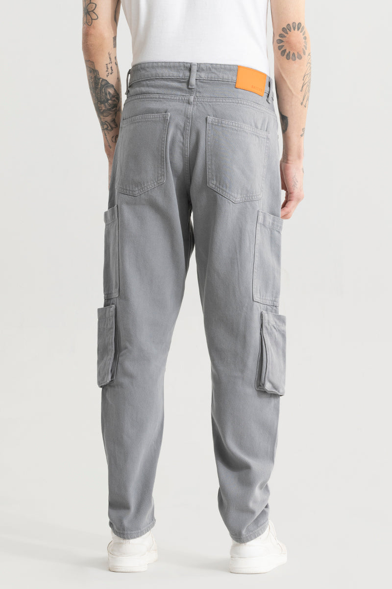 Void Grey Baggy Fit Jeans