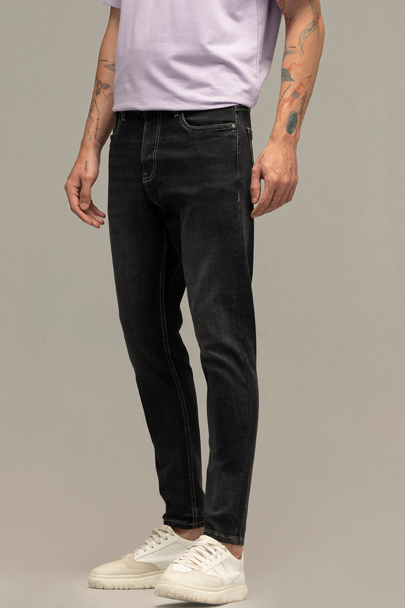 Rocco Sable Black Skinny Fit Jeans