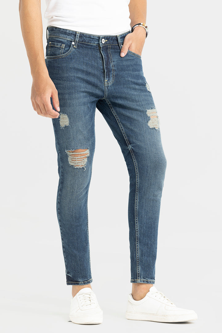 Fyre Mid Blue Skinny Jeans