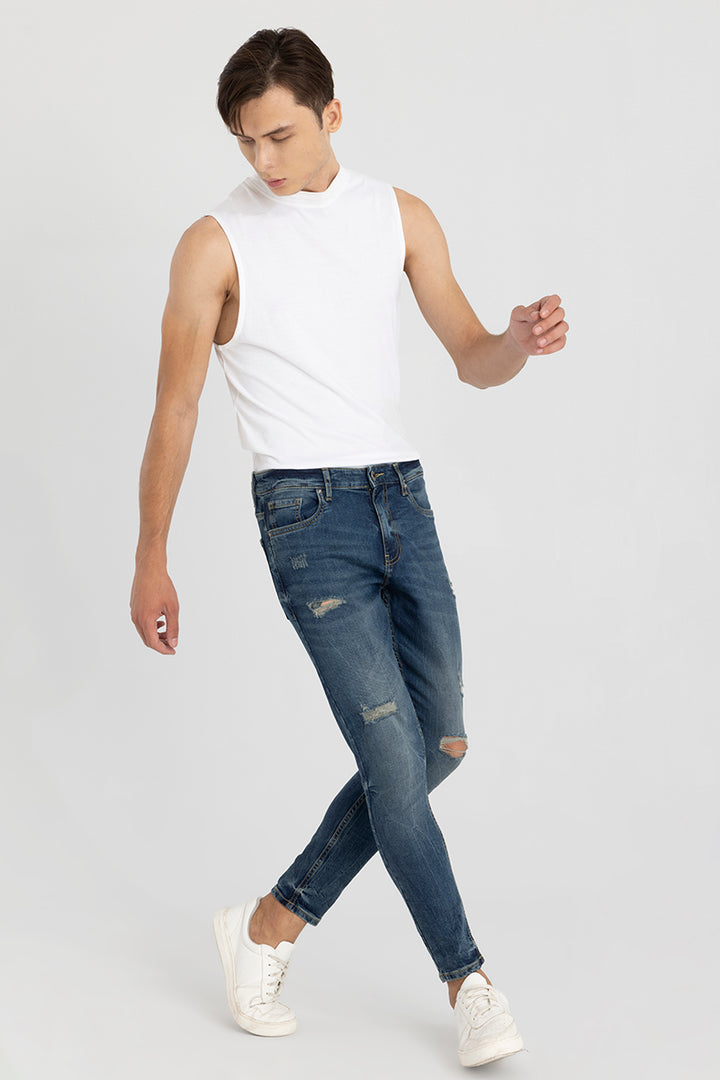 Rigze Mid Blue Skinny Jeans