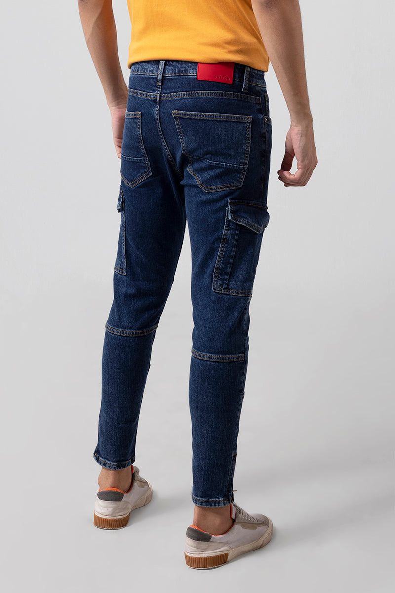 Hardy Shaded Blue Jeans