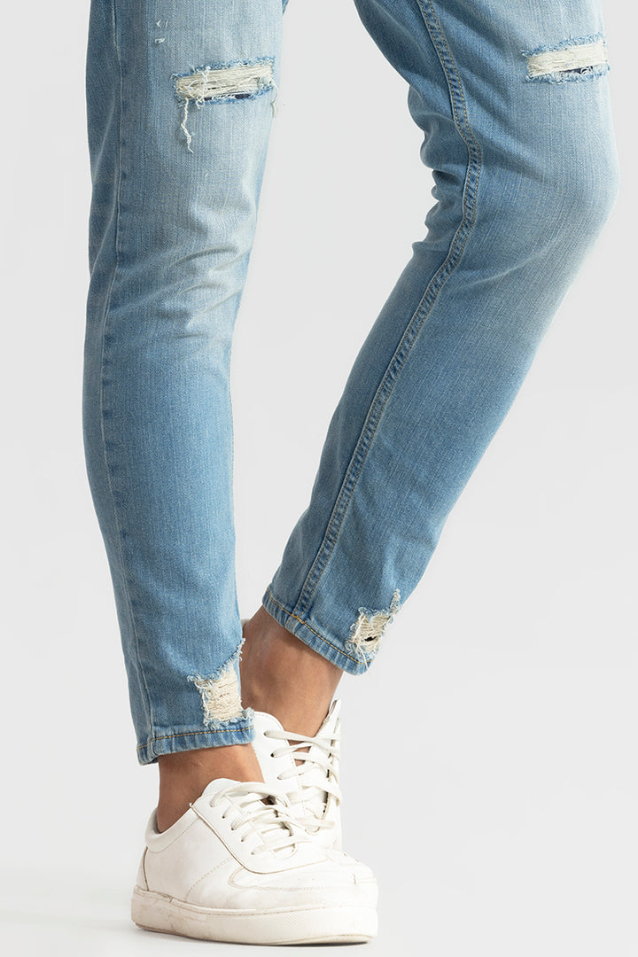 Raven Washed Blue Skinny Jeans