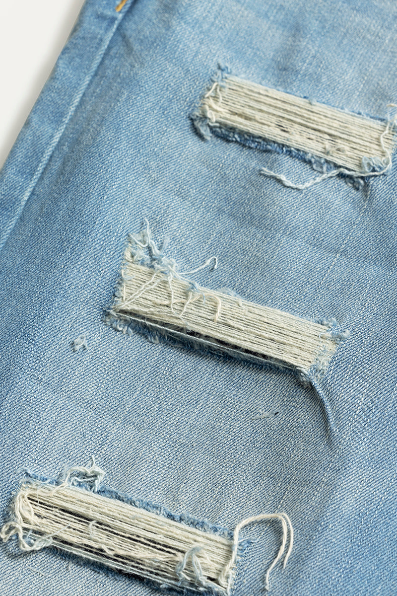 Buy Men's Raven Washed Blue Skinny Jeans Online | SNITCH