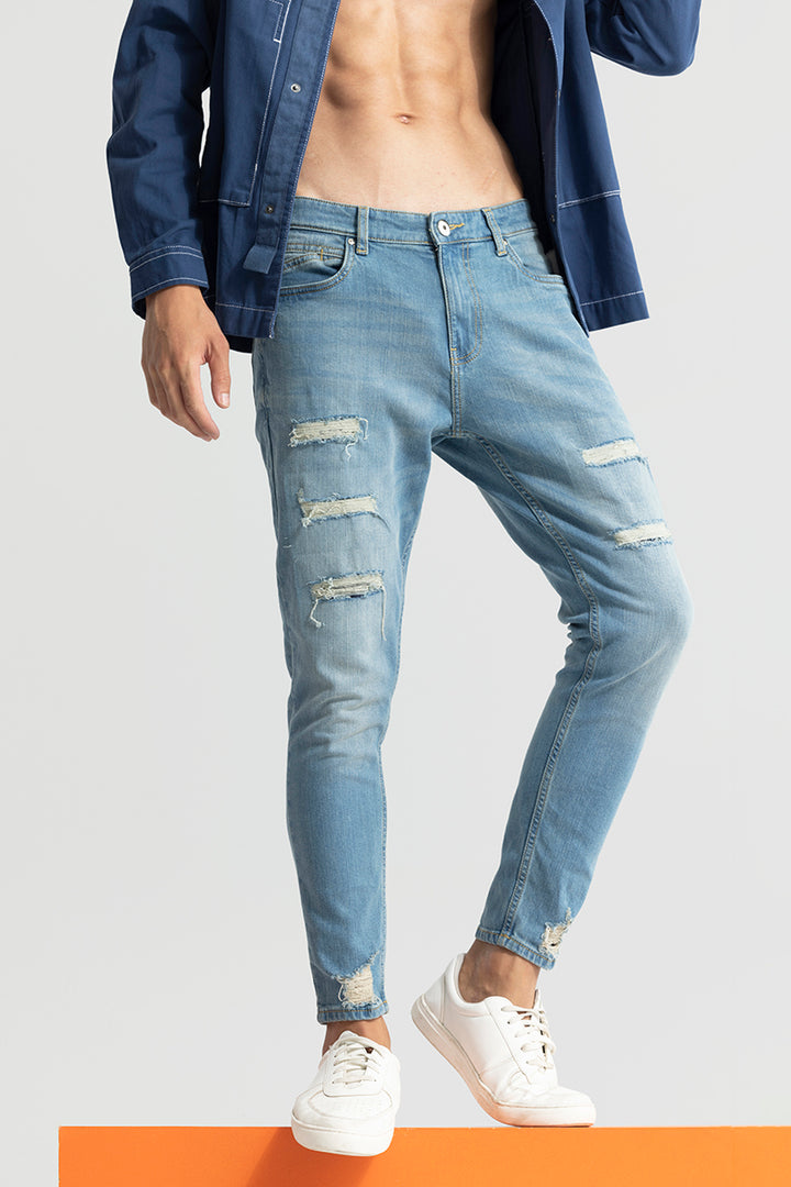 Raven Washed Blue Skinny Jeans