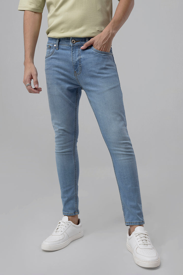 Rijjo Sky Blue Skinny Jeans