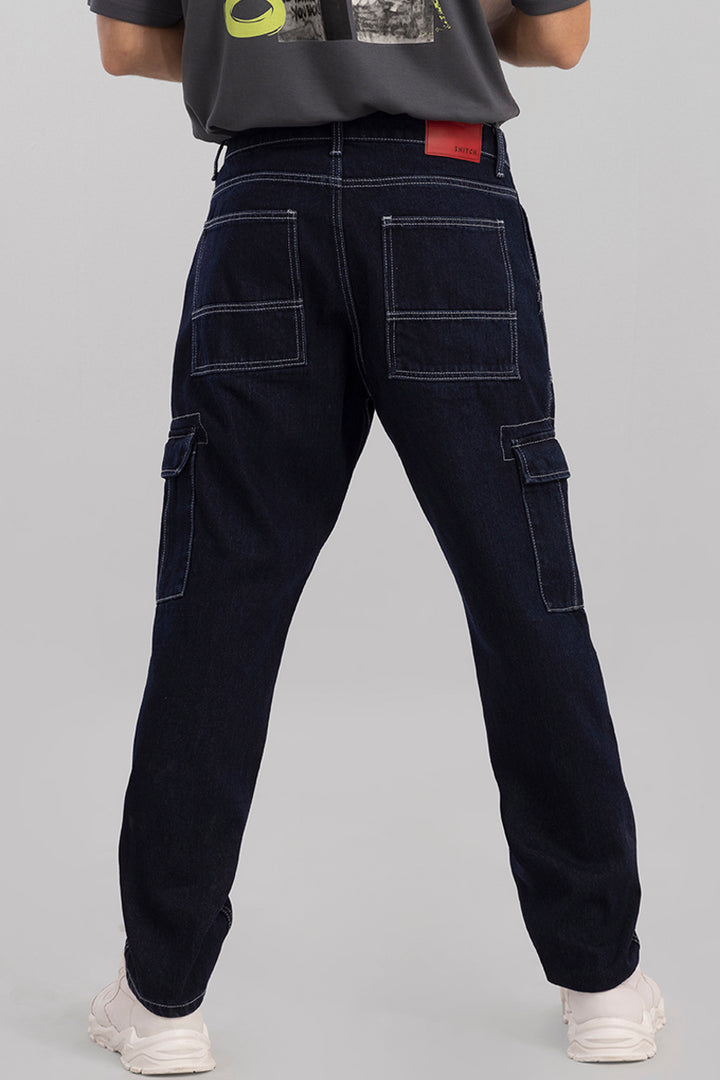 Blue Baggy Fit Jeans