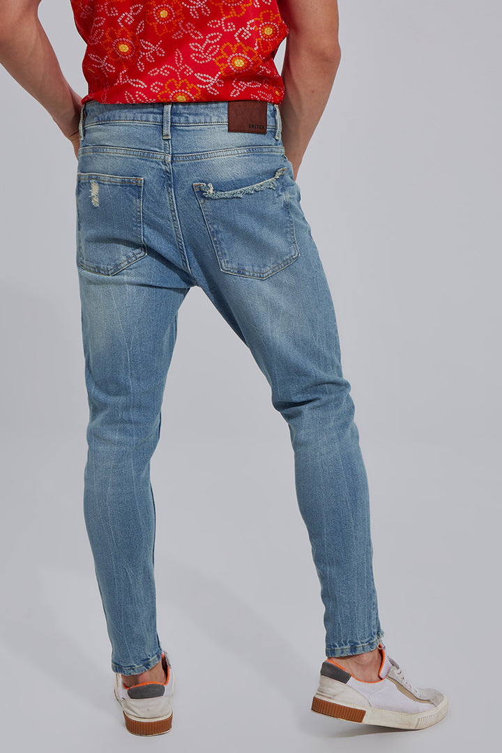 Fraye Sky Blue Skinny Jeans