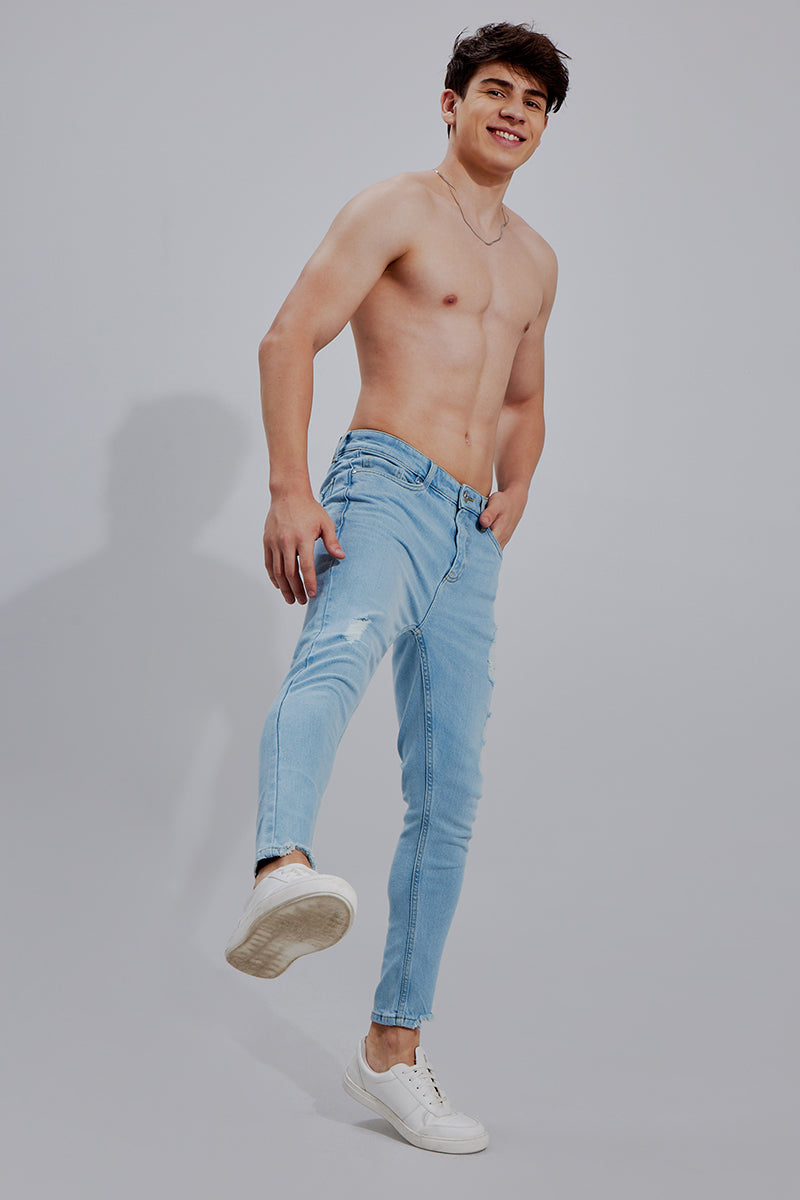 Buy Men's Fraye Blue Skinny Jeans Online