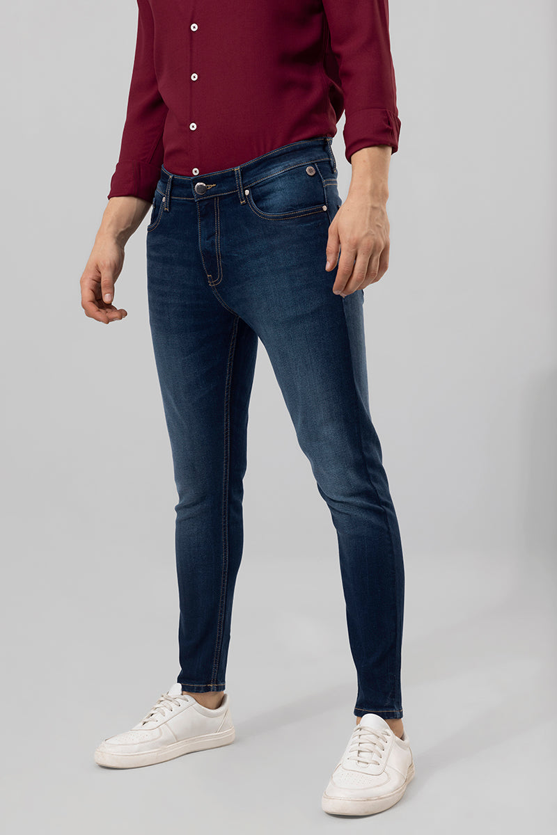 Raddit Slate Blue Skinny Jeans