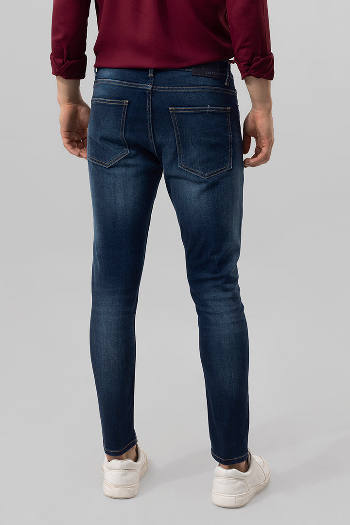 Raddit Slate Blue Skinny Jeans