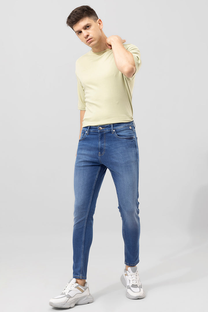 Raddit Sky Blue Skinny Jeans