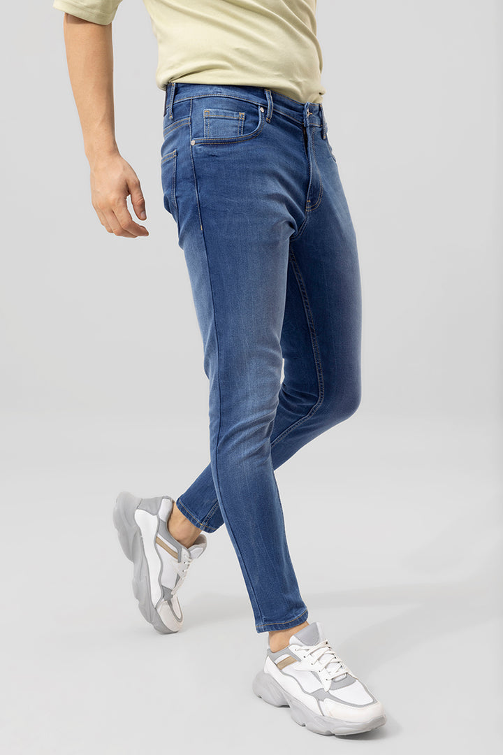 Raddit Sky Blue Skinny Jeans