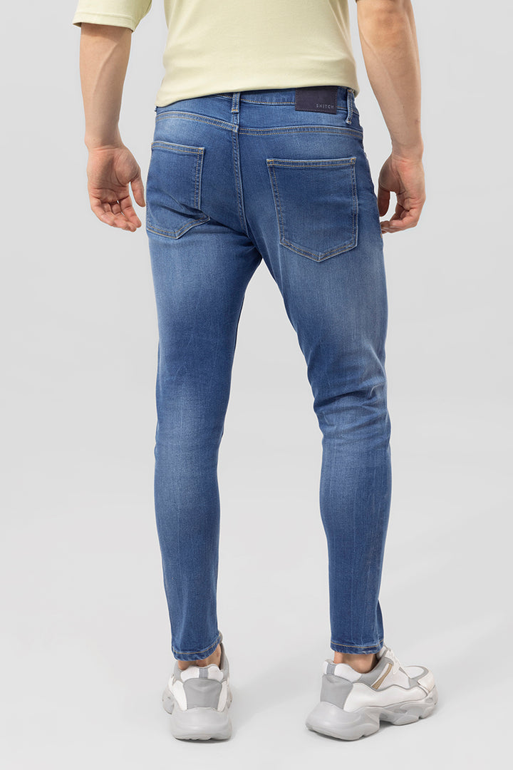 Raddit Sky Blue Skinny Jeans