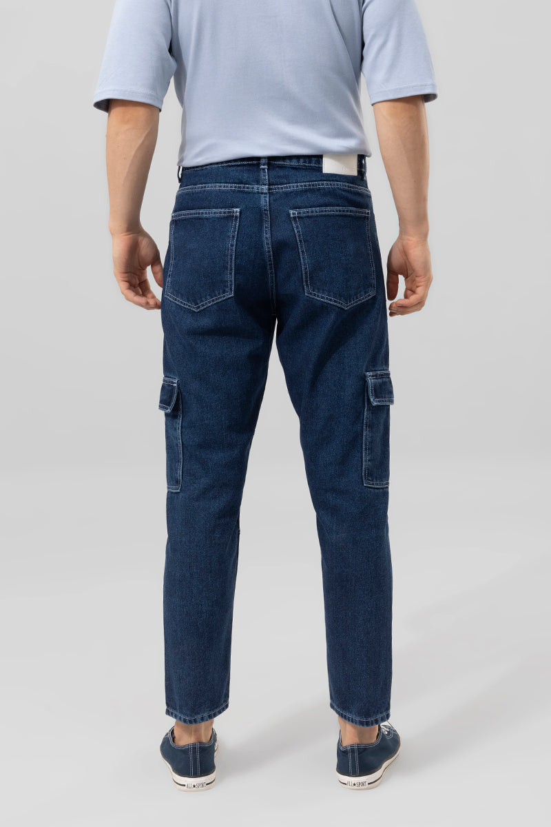 Buzzer Blue Cargo Baggy Jeans