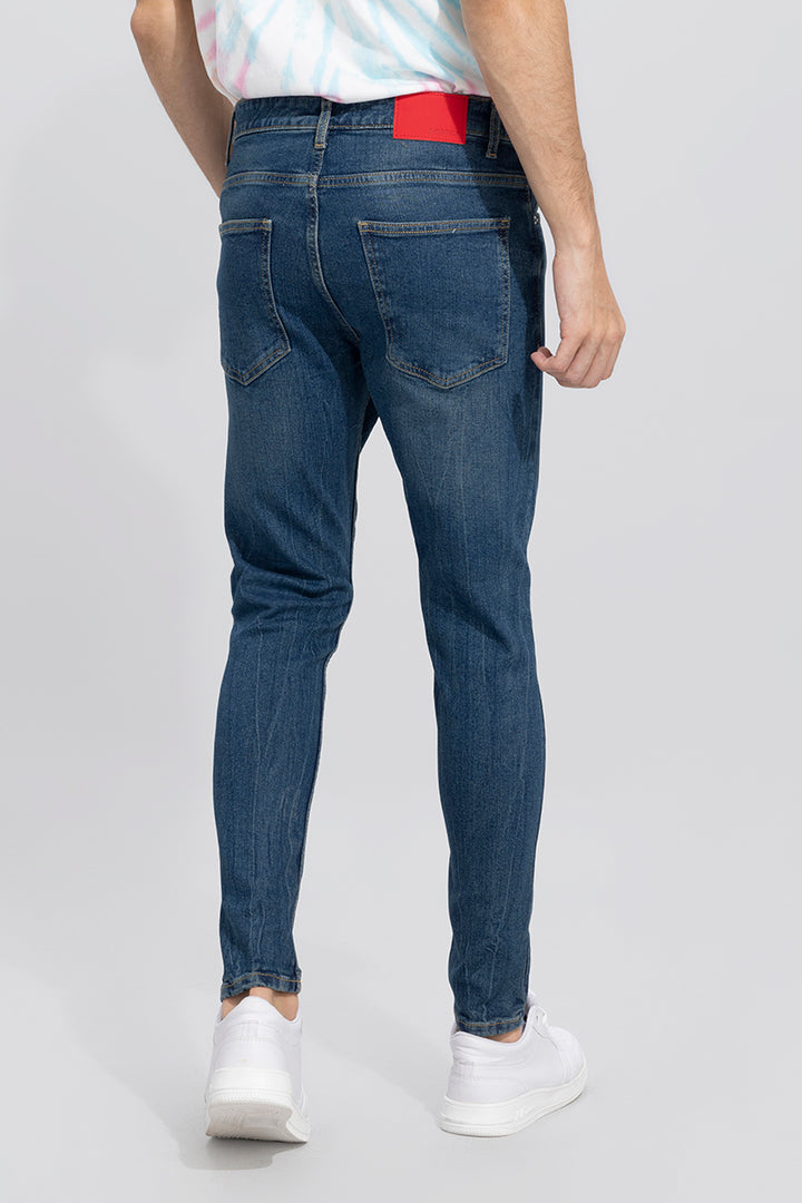 Vasper Mid Blue Skinny Jeans