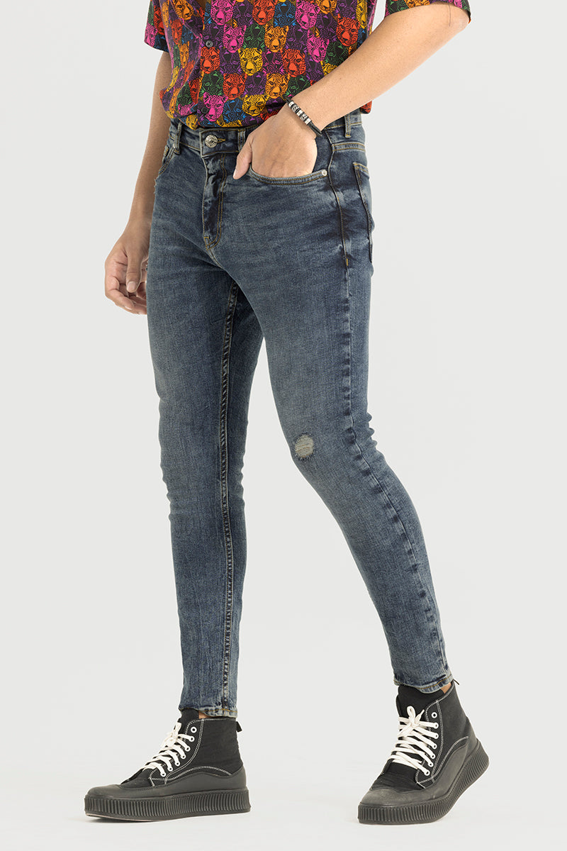 Oceanic Pebble Blue Skinny Jeans