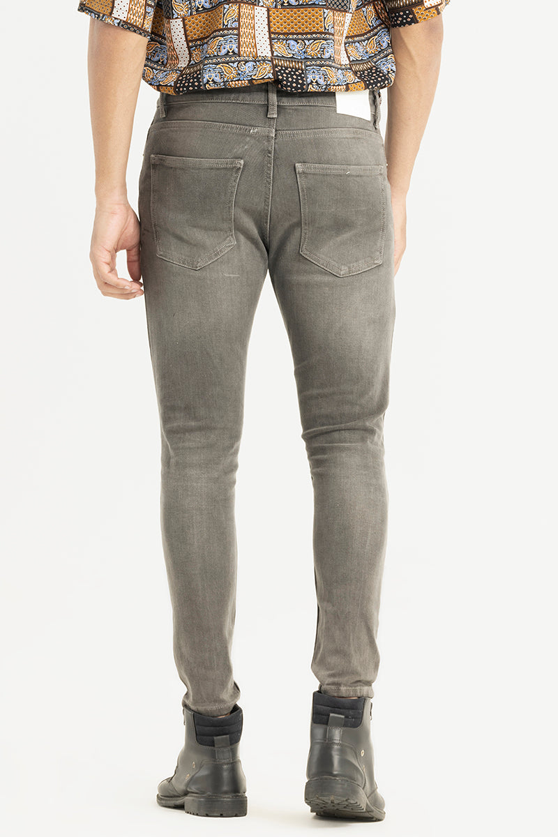 Shadowed Grey Skinny Jeans