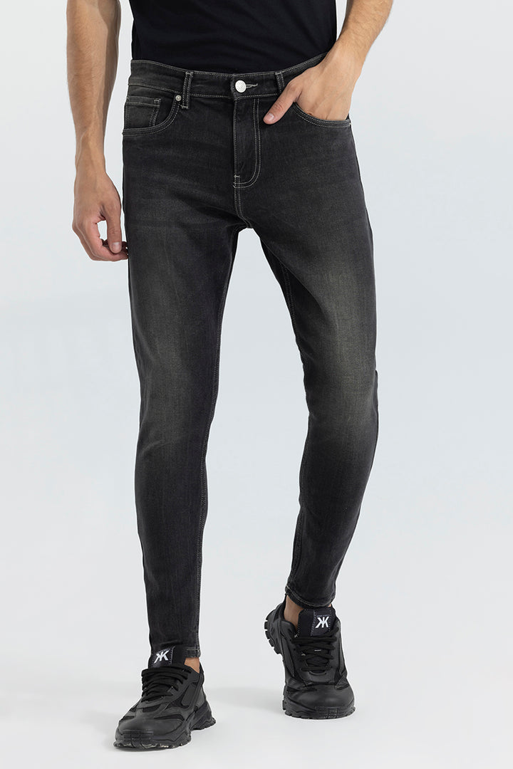 Shadowed Smoke Black Skinny Jeans