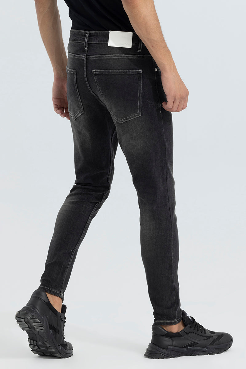 Shadowed Smoke Black Skinny Jeans