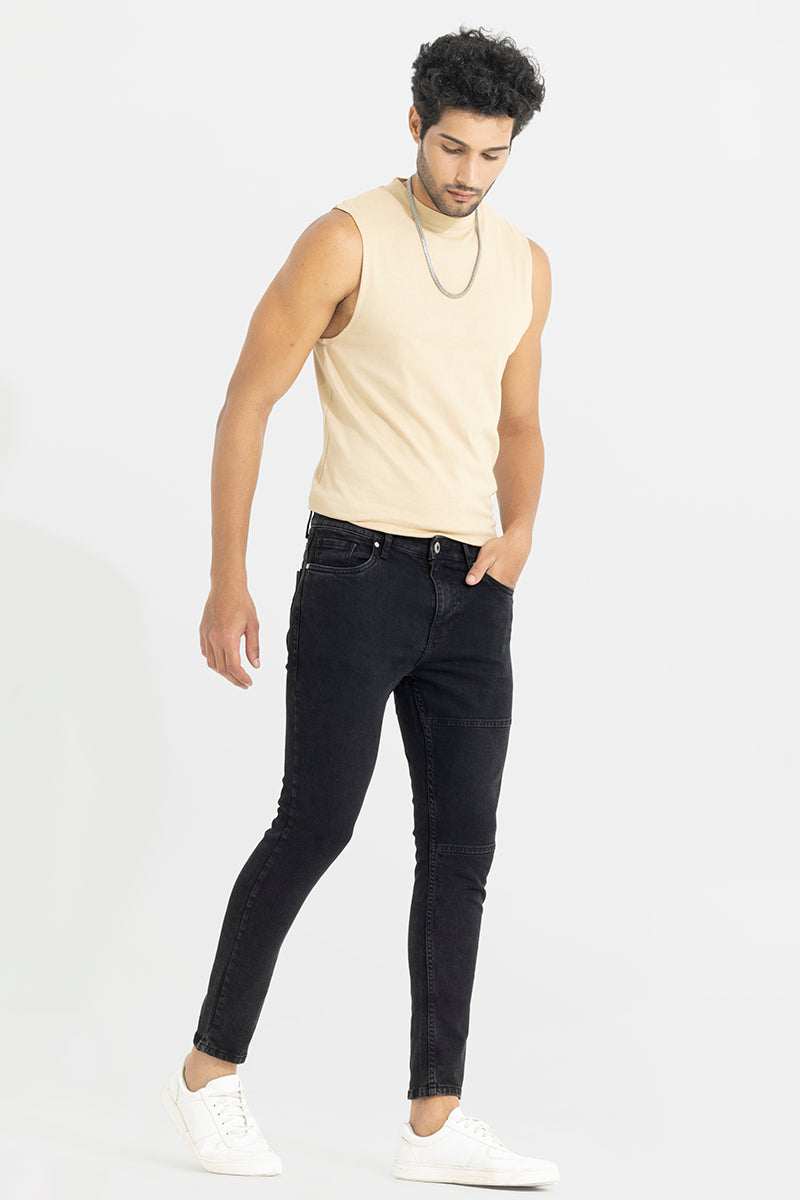 Ragger Black Skinny Jeans