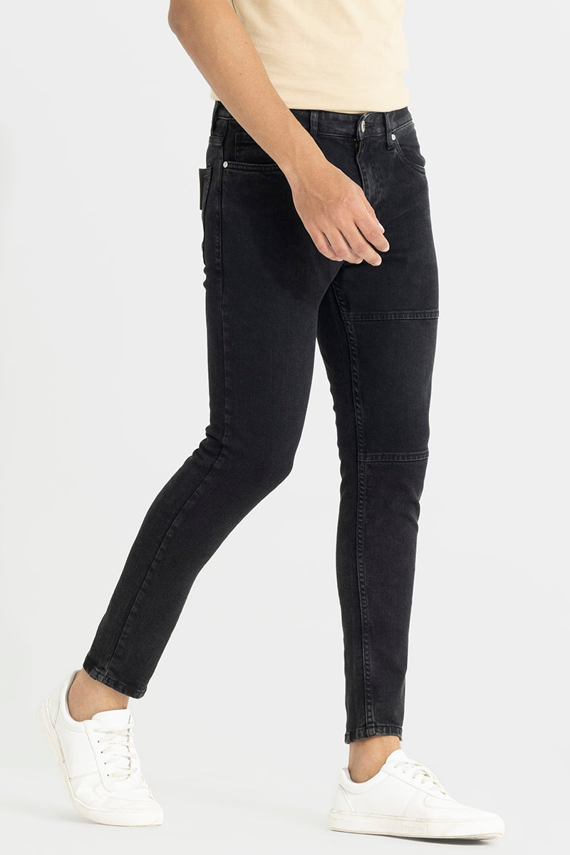 Ragger Black Skinny Jeans