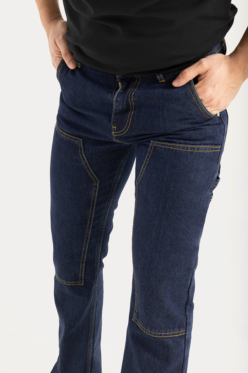 Buy Men's Raddit Mid Blue Skinny Jeans Online