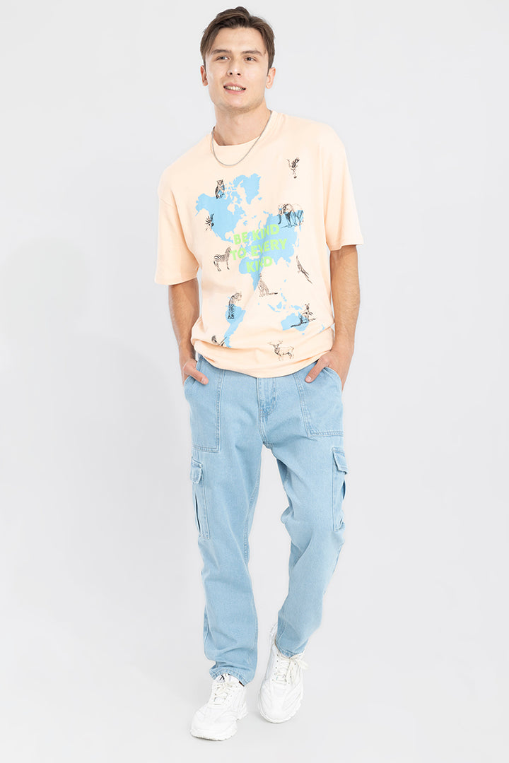 Dawn Sky Blue Baggy Fit Jeans