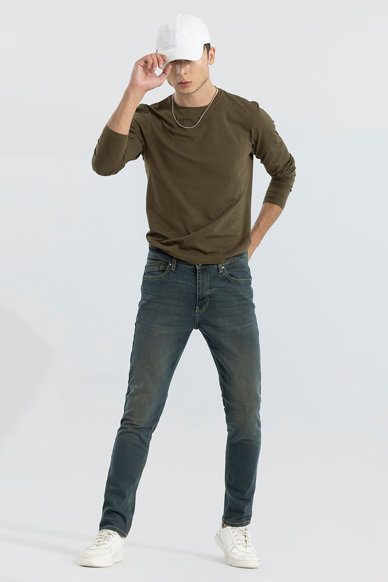 Ryan Dusky Blue Slim Fit Jeans