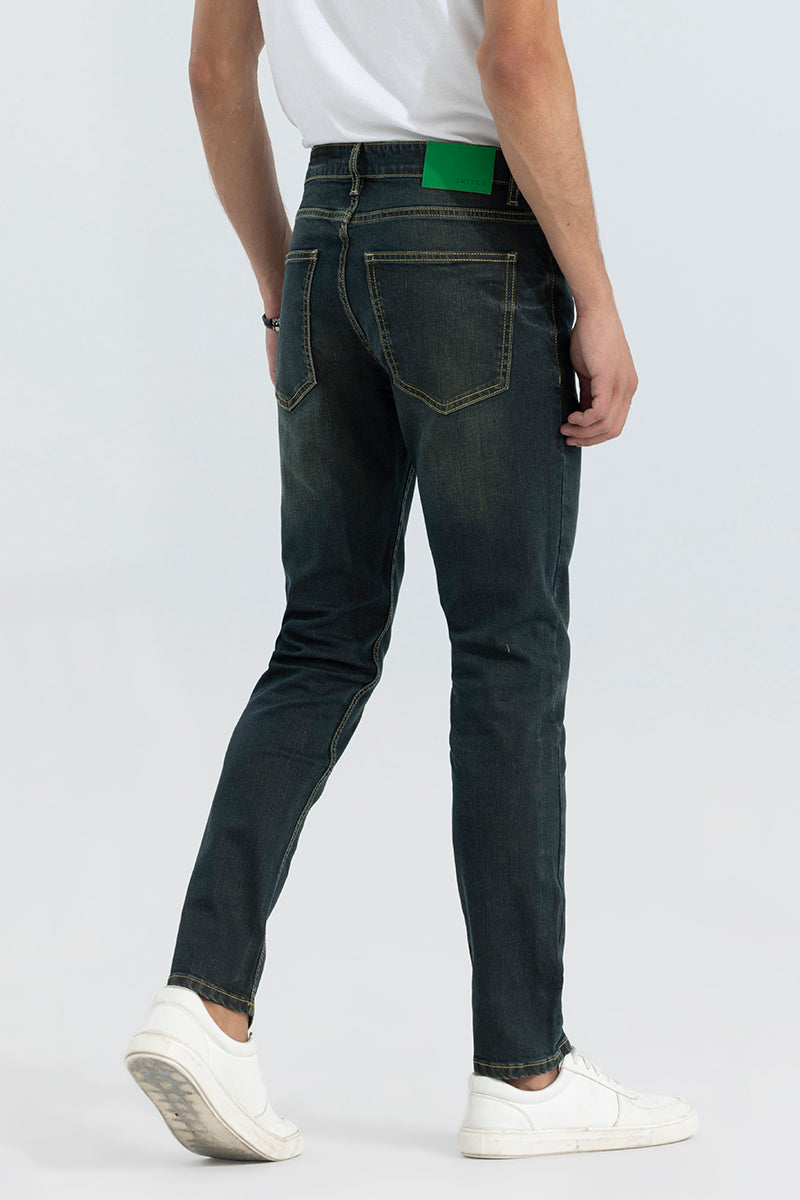 Ryan Grunge Blue Slim Fit Jeans