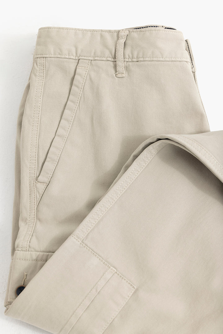 Steggi Cream Cargo Pant