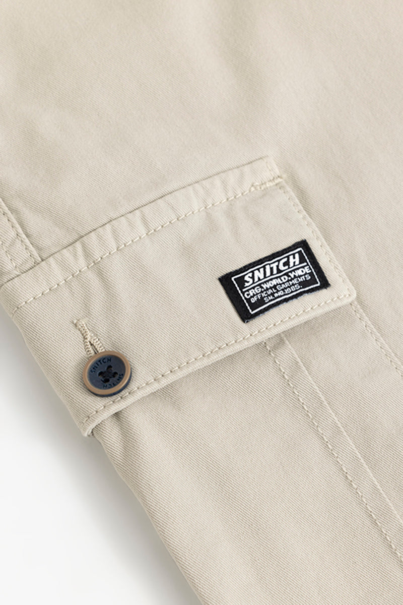 Steggi Cream Cargo Pant