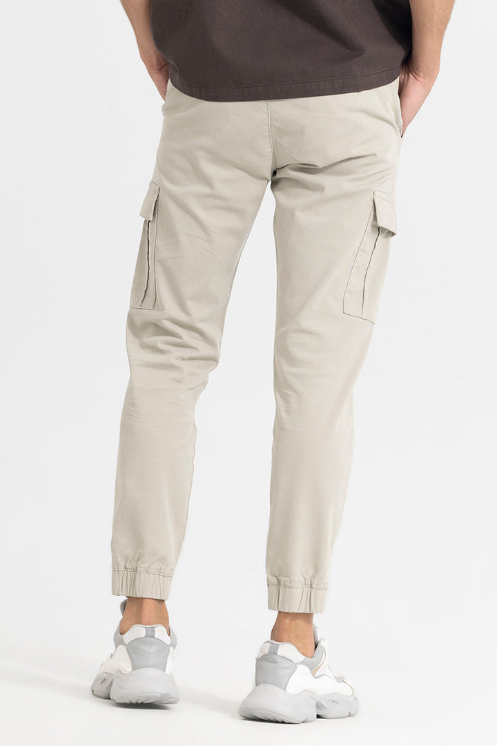 Steggi Cream Cargo Pant