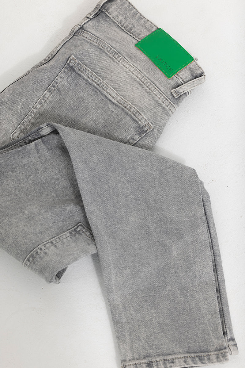 Avik Pebble Wash Grey Skinny Jeans