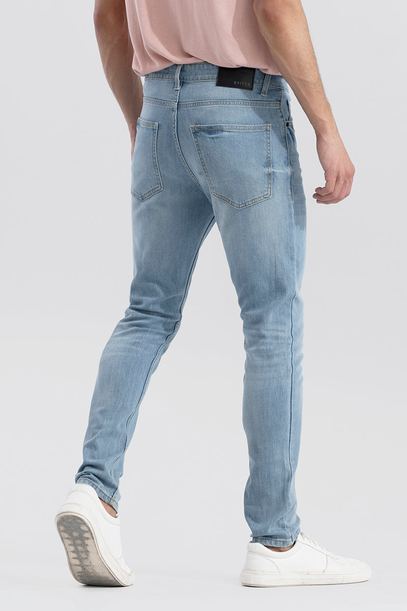 Exuberant Sky Blue Skinny Jeans