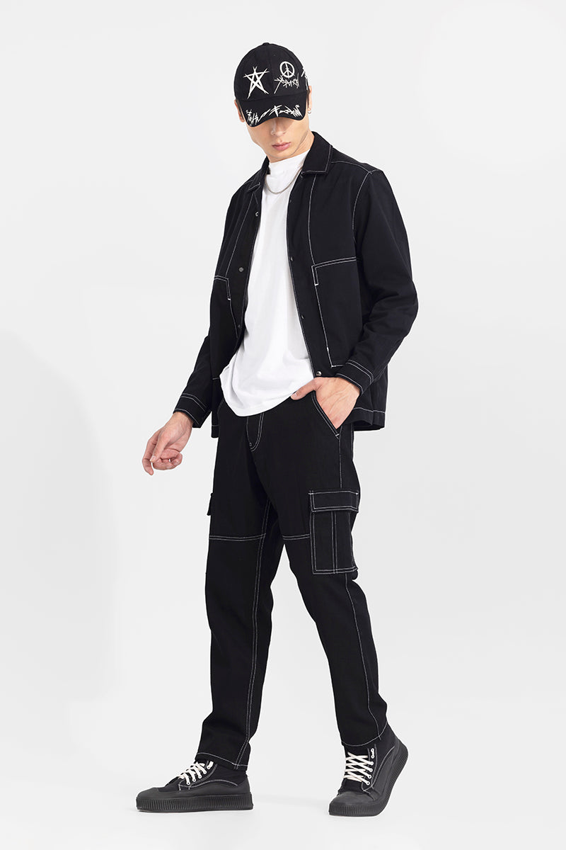 Enigma Black Baggy Fit Jeans