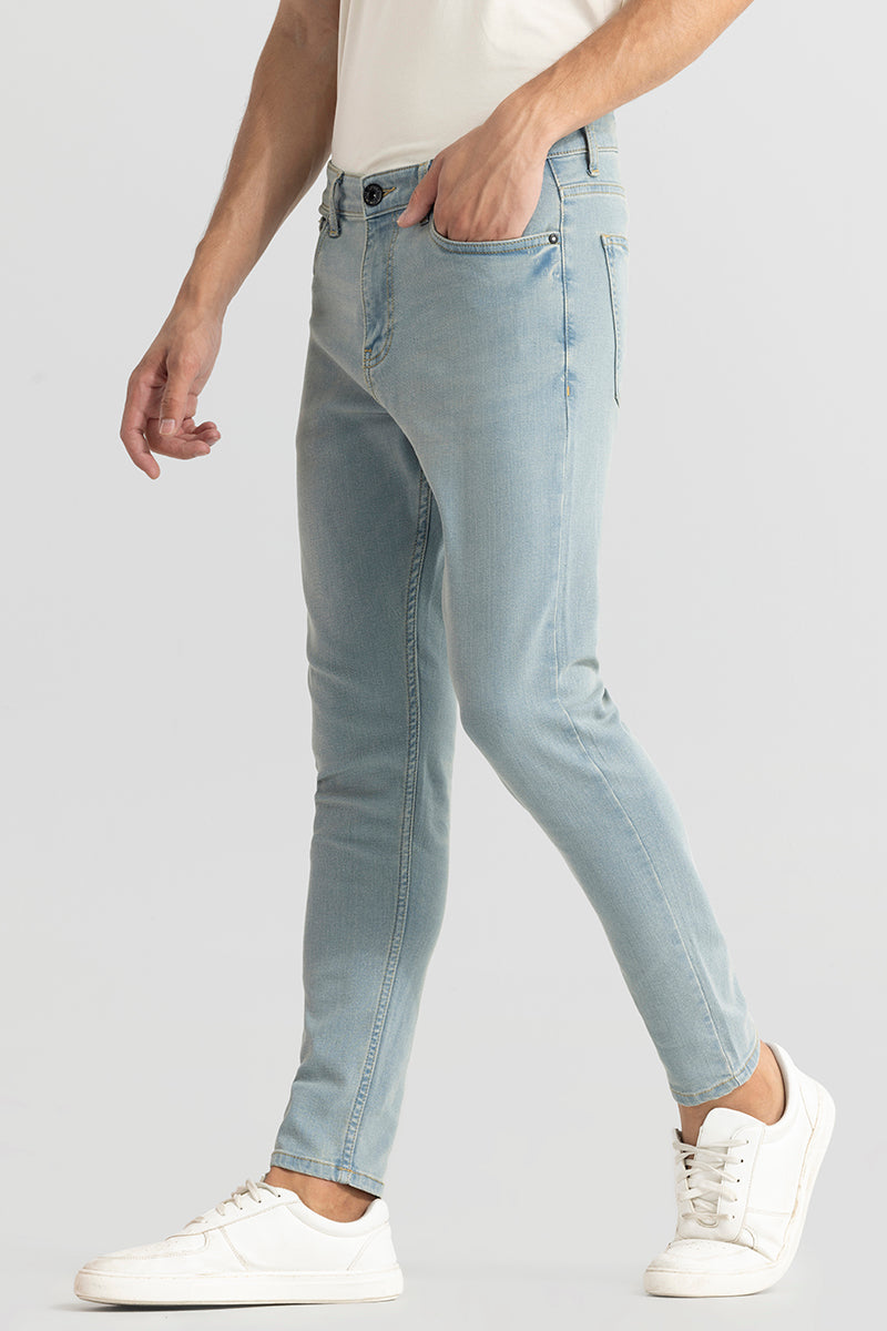 Asher Stone Blue Skinny Jeans