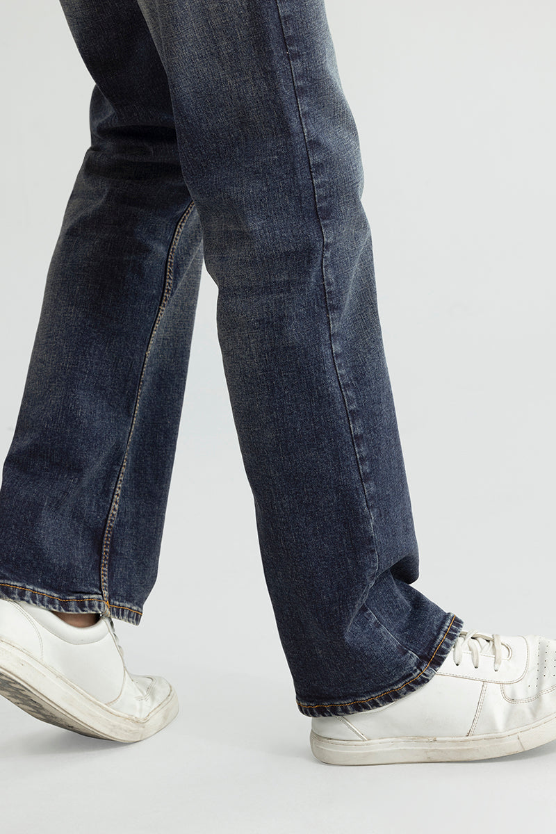 Delta Pebble Blue Bootcut Jeans