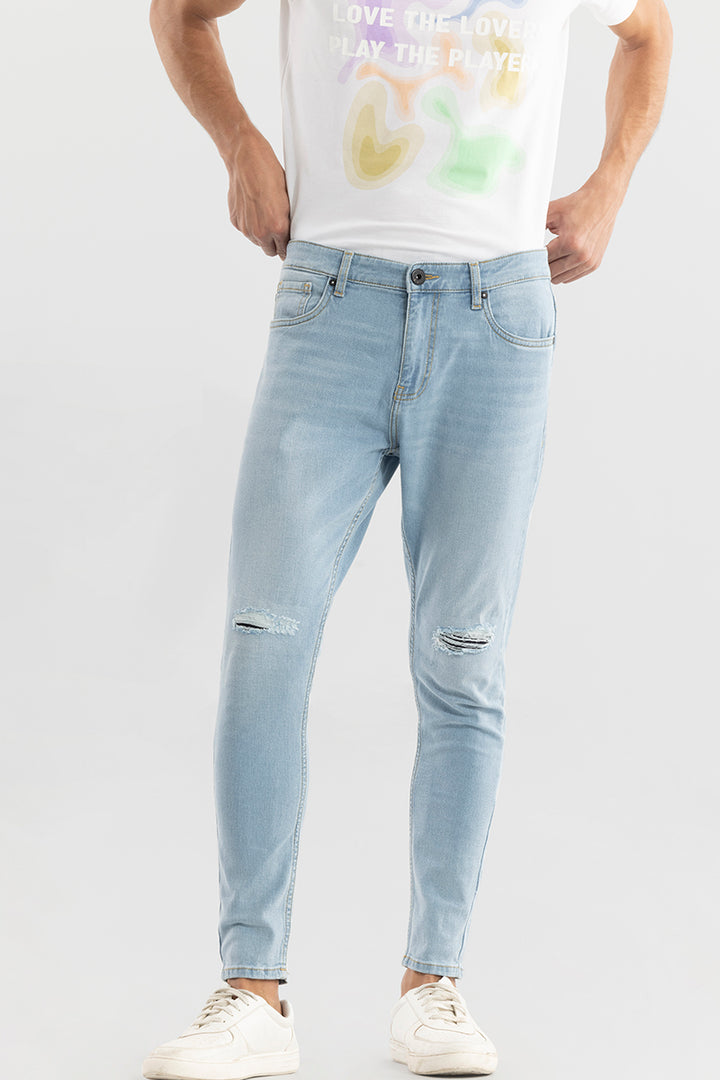 Zeel Ice Blue Skinny Jeans